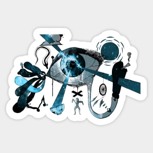 Galactic Eye Sticker